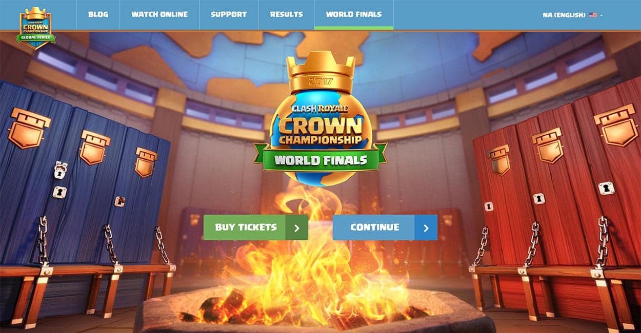 Clash Royale tournament site